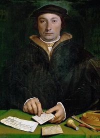 Hans Holbein d. J. - Der Duisburger Kaufmann Dirck Tybis (1533). 