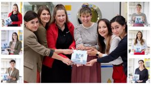  Gruppenfoto von links nach rechts: Maxi Grobis, Julia Rothe, Dr.-Ing. Verena Psyk, Lisa Martha Hecker, Manja Mai-Ly Pfaff-Kastner und Tina Abdolmohammadi (Fraunhofer IWU)  © Fraunhofer IWU