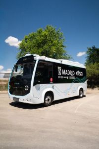 Autonomer Bus Madrid  Copyright: Projekt Mobilities For EU / Alsa Madrid