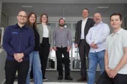 Christian Eschenburg, Liane Kantz, Marie Schlosser, Sven Klimaschewski, Prof. Dr.-Ing. Mark Vehse, Dr. Kai Masur und Torben Haupt  Quelle: Nicole Pätzold-Glaß  Copyright: Hochschule Stralsund