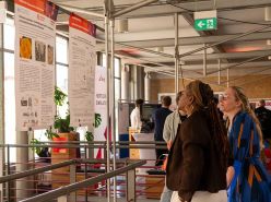 Im Rahmen des ersten HBC.Innovationsforums wurden die Forschungsprojekte auch in einer umfangreichen Ausstellung präsentiert  Quelle: Foto: HBC/Camilla Frei