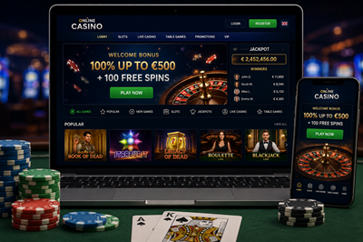 Online Casino Symbolbild KI generiert