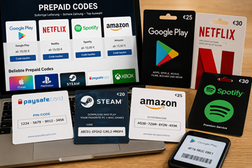 Prepaid-Codes im Netz Symbolbild