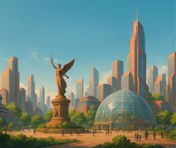 In „Realtopia“ tauchen die Spieler*innen in eine fiktive Welt ein und erlernen spielerisch, eigene Argumente zu vertreten, andere Standpunkte zu verstehen und faire Debatten zu führen.  Quelle: Realtopia
