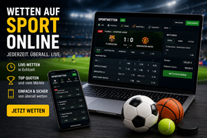 Wetten auf Sport online Symbolbild