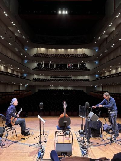 Die Musiker beim Soundcheck im KKL Luzern