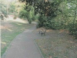 Der Wittener Stadtpark - Hier wurde das Mädchen fotografiert