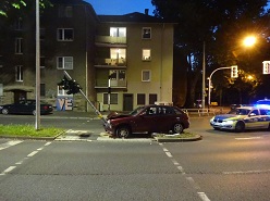 Unfall auf dem Ostring in Bochum