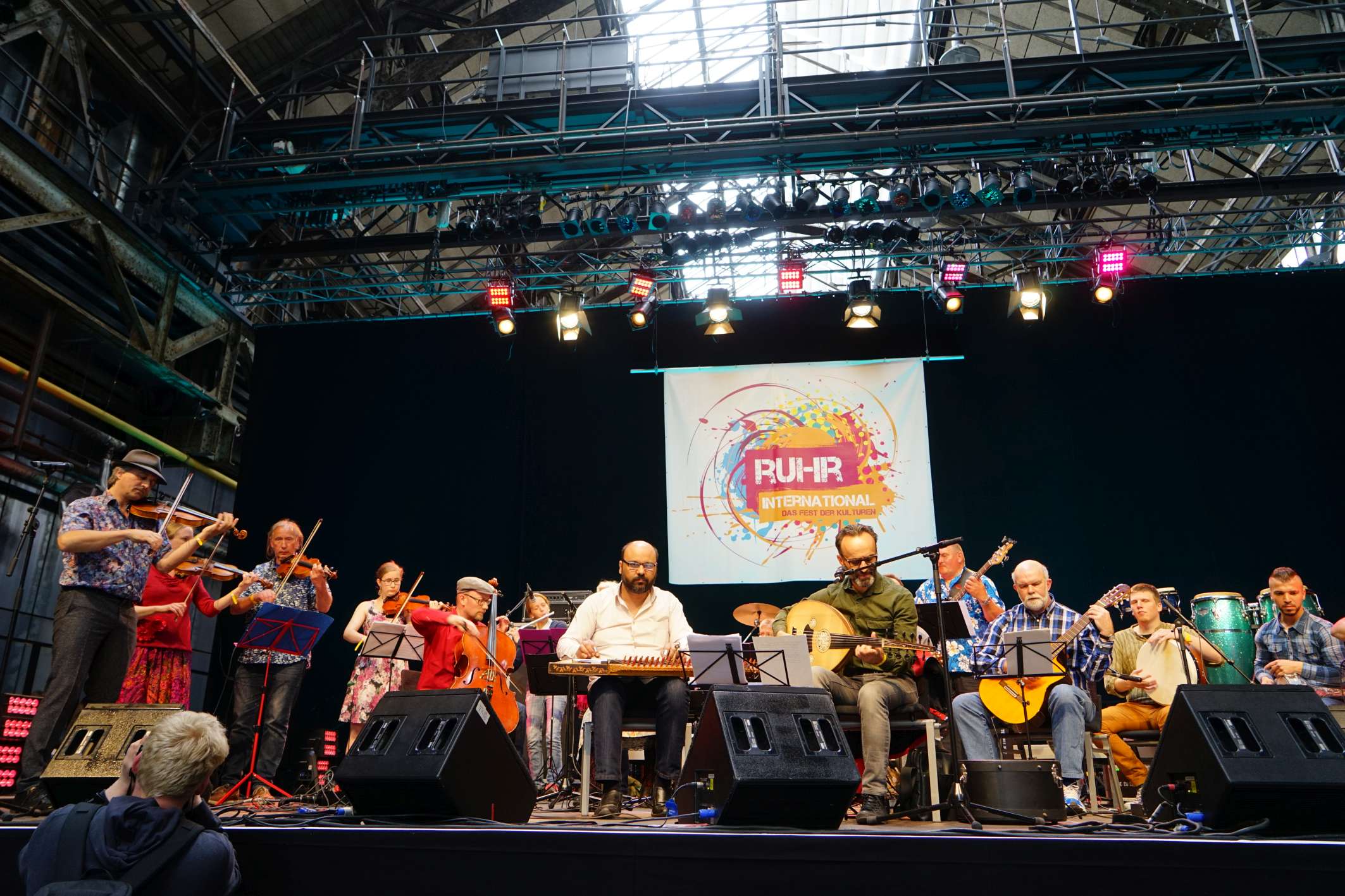 Gruppe Grenzen.Los bei Ruhr International, Foto Musikschule Bochum