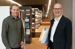 Zum Abschluss des Projekts GUSTO erklären Felix Zastrow und Prof. Dr. Holger Hassel, was sie über die Gesundheits- und Ernährungskompetenz von Seniorinnen und Senioren herausgefunden haben.  Natalie Schalk  Hochschule Coburg