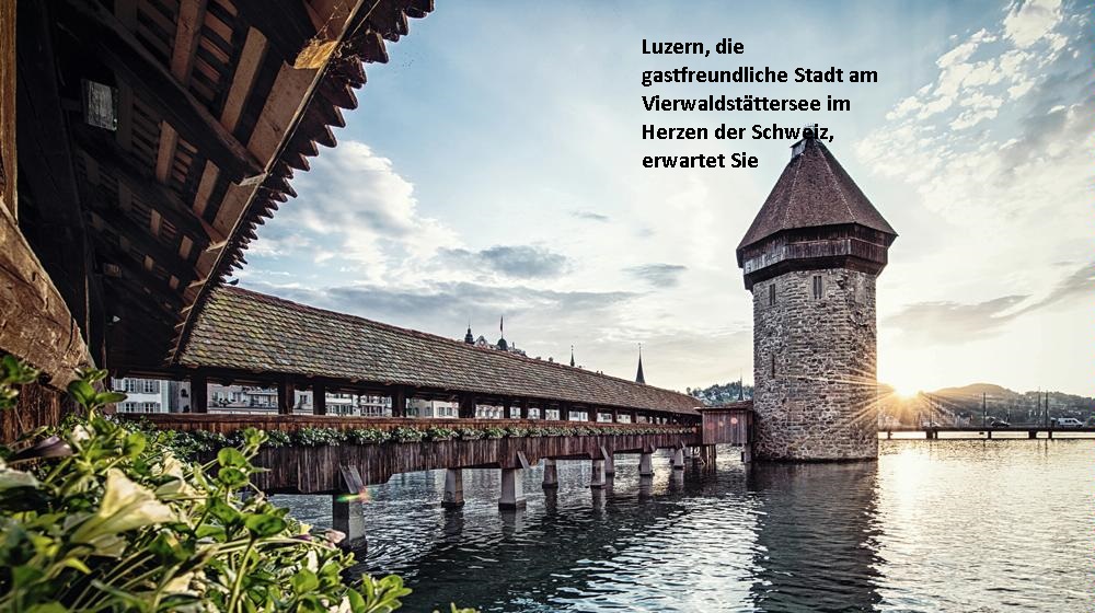 Luzern, die gastfreundliche Stadt am Vierwaldstättersee im Herzen der Schweiz, erwartet Sie