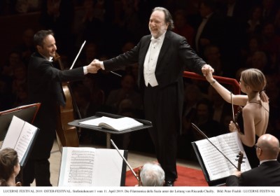Konzertfoto von  Peter Fischli Lucerne Festival  Dirigent Riccardo Chailly