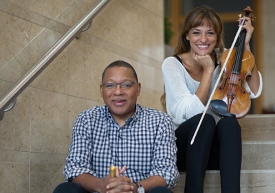 Nicola Benedetti und Wynton Marsalis