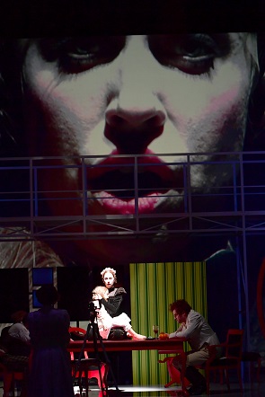 Rolf Romei, Samantha Gaul, Kristina Stanek, Holger Falk Foto Sandra Then