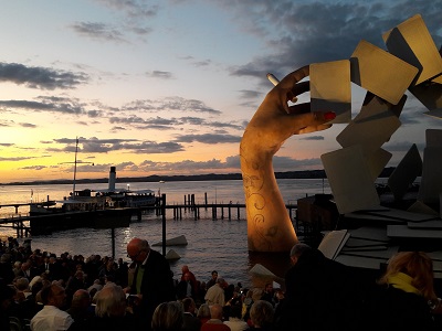 Abendstimmung auf der Seebühne