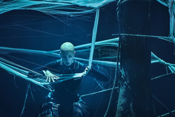 Christine als Spinne (Verena Lerche)