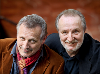 Konstantin Wecker und Hannes Wader Foto Thomas Karsten