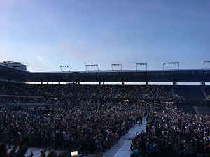 Open Air Stimmung im Stade de Suisse, Bild Keystone