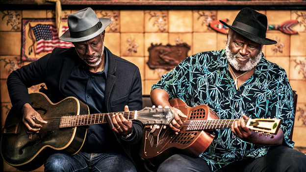 Taj Mahal und Keb‘ Mo‘ (rechts), Foto Jay Blakesberg , Montreux Jazz Festival