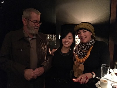 v.l.n.r. Léonard Wüst, Shih-Wei Huang, Lucette Achermann