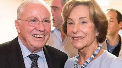 Alt Bundesrat und Ballenberg Mäzen Chirstoph Blocher mit Ehefrau Silvia