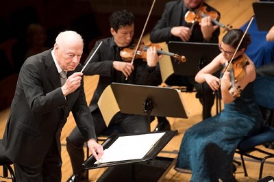 Bernard Haitink dirigiert erstmals im Konzert die Festivals Strings Lucerne im KKL Luzern, Foto Eveline Beerkircher