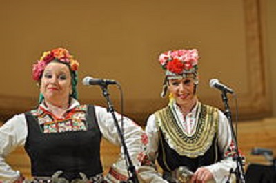 Die Sängerinnen Ludmila und Daniela Radkova