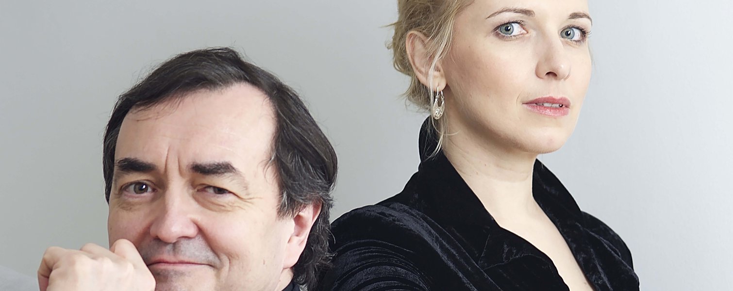 Pierre-Laurent Aimard  und  Tamara Stefanovich, Foto Neda Navaee
