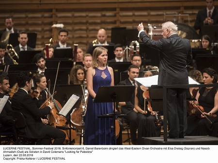 Szenenfoto,Sinfoniekonzert 6,West-Eastern Divan Orchestra Sopranistin Elsa Dreisig