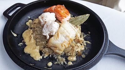 Elsässer Choucroute mit Fisch