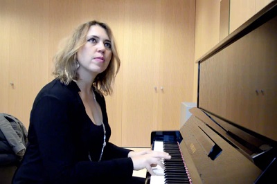 Gabriela Montero hochkonzentriert