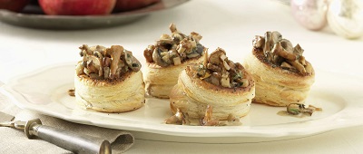 Pastetli mit Pilzfüllung