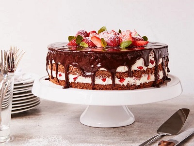 Schwarzwälder Erdbeertorte