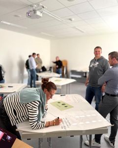 n Workshops haben Studierende, Mitarbeitende und Lehrende gemeinsam bereits erste Ideen für mehr Klimaschutz entwickelt. Rafael Vogt Hochschule Coburg