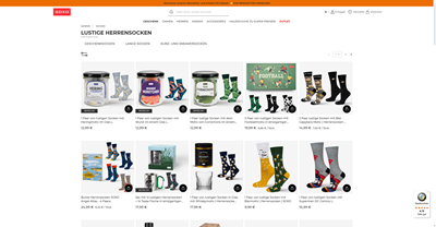 Lustige Herrensocken  Symbolbild