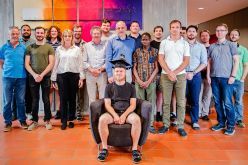 Das TTZ-EMO in Bad Neustadt feiert seinen frischgebackenen Doktor Sebastian Raab  Quelle: THWS/Jens Müller