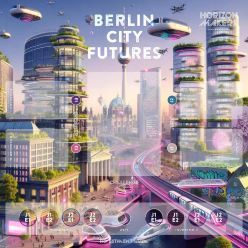 Spielbrett „Berlin City Futures“ – Am 27. September 2024 können Berliner*innen von 13.00–16.00 Uhr im silent green Kulturquartier in Berlin-Wedding gemeinsam über das Berlin von morgen nachdenken, debattieren und die Stadt der Zukunft zusammenbauen.  Berlin City Futures