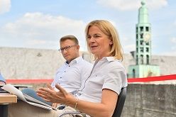 Balkongespräch mit Stadtkämmerin Dr. Eva- Maria Hubbert - 18-07-2018