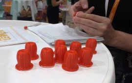 3D-gedruckte Modelle vom Muttermund für die Hebammenkunde  Quelle: Hemma Pfeifenberger  Copyright: Hemma Pfeifenberger, TH Aschaffenburg