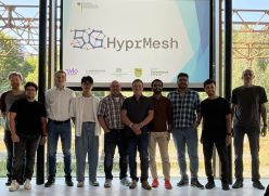 Das HyprMesh-Team beim erstmaligen Treffen in Annaberg-Buchholz (Quelle: HyprMesh)
