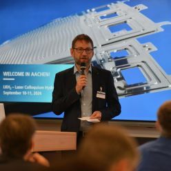 »Die Lasertechnologie bietet uns die Möglichkeit, die Herausforderungen der Wasserstoffwirtschaft auf eine nachhaltige und effiziente Weise zu meistern«, erklärte Dr. Alexander Olowinsky, Leiter der Abteilung Fügen und Trennen am Fraunhofer ILT  © Fraunhofer ILT, Aachen.