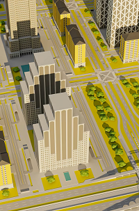 Urbane Infrastruktur Symbolbild