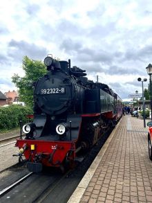Betreiber von historischen Dampflokomotiven stehen vor der Herausforderung, den Betrieb umweltfreundlicher zu gestalten. Kann eine historische Dampflok ohne Kohle fahren?  Pascal Leibbrandt  Hochschule Nordhausen
