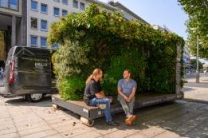 Das „Mobile Grüne Zimmer“ auf Tour durch Bochum