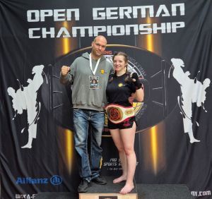 Sieg der dt. Meisterschaft der WKO mit Trainer Dennis Müssener