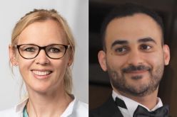 Erhielten am 10. April 2025 den DGP-Forschungspreis für klinische Medizin über insgesamt 10.000 Euro: Dr. Judith Brock und Privatdozent Dr. Mustafa Abdo aus Heidelberg.  Foto Thoraxklinik Heidelberg