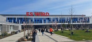 Neubau auf dem Campus der HWG LU, der auch den dualen Studiengang "Gesundheitsökonomie" beherbergt  Quelle: Iris Zimmermann