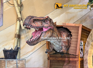 Ausstellungen mit animatronischen Dinosauriern Symbolbild
