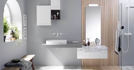 Chaos im  Badezimmer Symbolbild