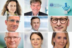 Das NIHSS-Team (v.o.l.): Cornelia Reisacher, Thomas Nägele, Prof. Darius Nabavi, PD Dr. Bastian Volbers, Mario Lorenz, Prof. Jürgen Faiss, PD Dr. Annerose Mengel und PD Dr. Katharina Feil  Copyright: DSG